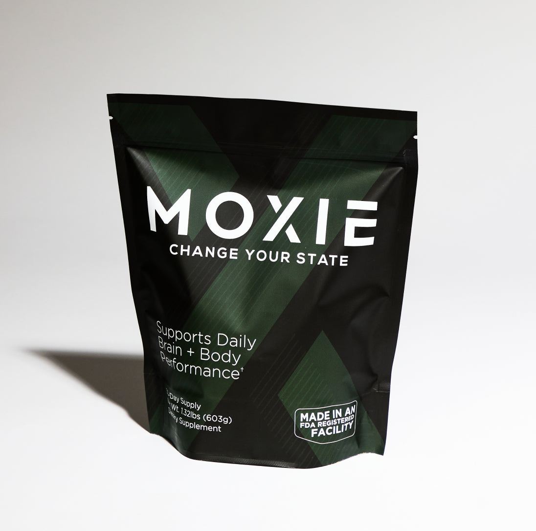 Photo of Moxie packaging against white background